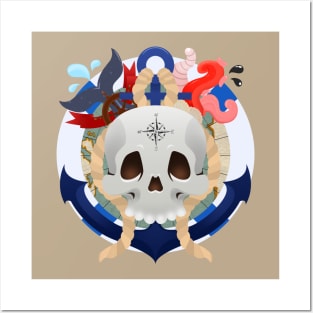 Nautical To The Bone Posters and Art